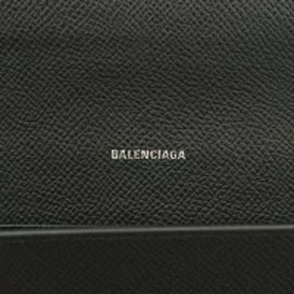 Balenciaga Icon Chain Wallet Shoulder Bag Black - Picture 10 of 12